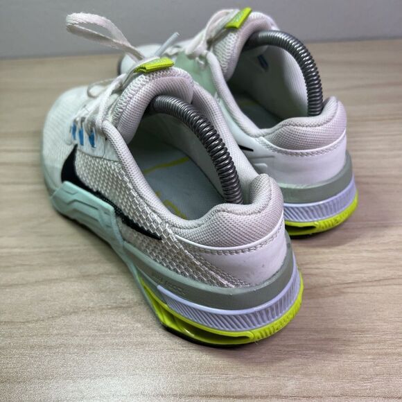 Nike Metcon 7 Sneakers Size 8.5 White Seafoam CrossFit Weightlifting Training‎ - Picture 8 of 12